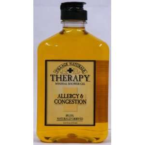 Village Naturals Therapy Allergy & Congestion Mineral Shower Gel 12.6 