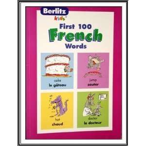  First 100 French words (9782831570785) Books