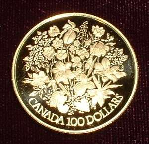 CANADA $100 GOLD COIN 22KT 1977 * SILVER JUBILEE *  