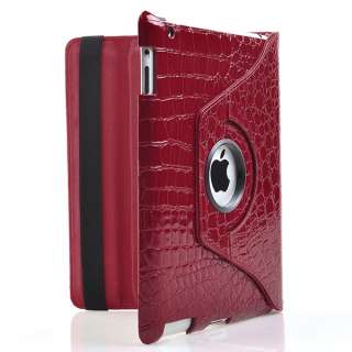 Multi Colors 360° Rotating Magnetic Leather Case Smart Swivel Stand 