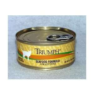  Triumph Seafood Formula For Kittens 24/5.5 oz cans  Pet 