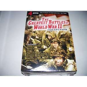   Battles of World War II Collection   4 DVDs Various Authors Books