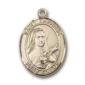  12K Gold Filled St. Therese of Lisieux Medal Jewelry