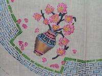 Unbleached Homespun Linen Arts & Crafts A&C Table Cloth Printed 