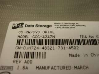 Dell / H L Data Storage GCC 4247N JH724 Latitude D420 D430 CD RW/DVD 