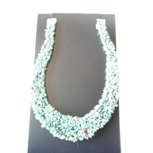  Turquoise Chips Collar Necklace 