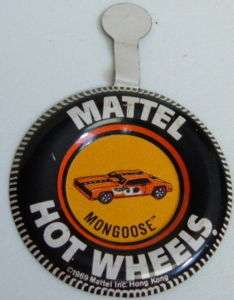 Vintage Mattel Hot Wheels Orange Mongoose Tire Pin  