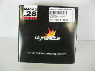 Dynamite .28 Monster Mach 2 w Pull Spint Start DYN0992  