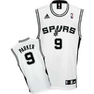 San Antonio Spurs #9 Tony Parker White Jersey  Sports 