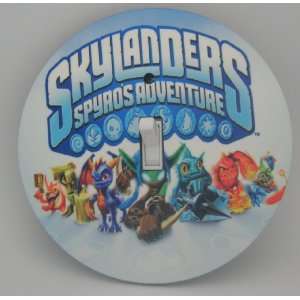  Skylanders 1 Light switch Cover 5 Inch Round (12.5 cms 