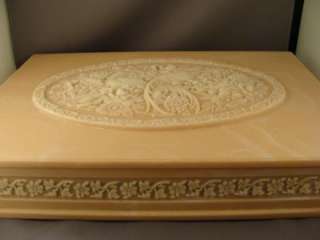 LARGE INCOLAY BIRDS OF PARADISE JEWELRY BOX  