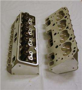 Small Block Chevy GM Aluminum Cylinder Heads COMPLETE SET SBC 210 CC 