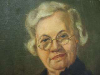 30 WPA Portrait Older Lady Oil Painting Tulsa Wiltse #9  