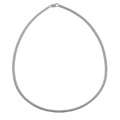 Sterling Essentials Sterling Silver 16 inch Omega Necklace (6mm 