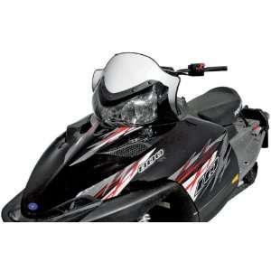   Low White/Black Windshield with Graphics 10172011