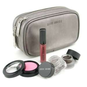   Shadow + Gel Eyeliner + Shimmer Lip Gloss + Cosmetic Case   4pcs+1case