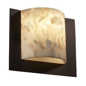 ALR 5560   Justice Design   Framed Square 3 Sided Wall Sconce (ADA 
