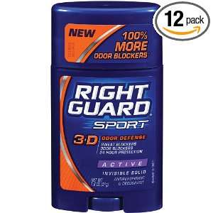  Right Guard Sport Solid Anti Perspirant Deodorant, Active 