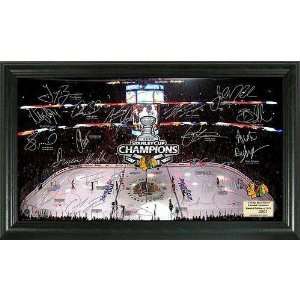  Chicago Blackhawks 2010 Stanley Cup Champs Signature Rink 