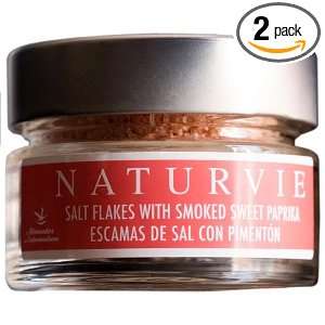 Naturvie Salt Flakes With Smoked Sweet Paprika, 2.6 Ounce Cans (Pack 