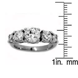   Steel Clear Cubic Zirconia Engagement style Ring  