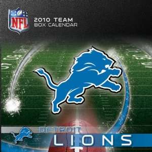  Detroit Lions 2010 Box Calendar