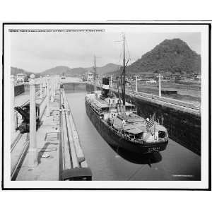   Miguel Locks,east chamber,looking north,Panama Canal