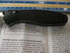  up for auction a benchmade 583 tanto d2 blade axis