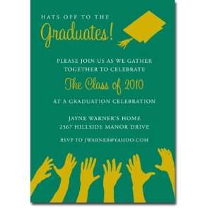 Noteworthy Collections   Graduation Invitations (Hats Off to the Grad 