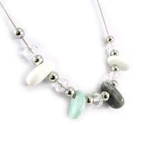  Necklace Minéralia green gray. Jewelry