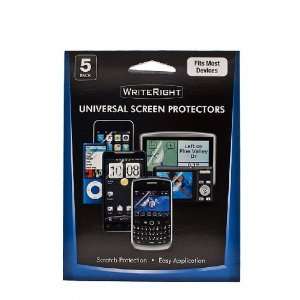  Fellowes Universal Screen Protectors   5 Pack Cell Phones 