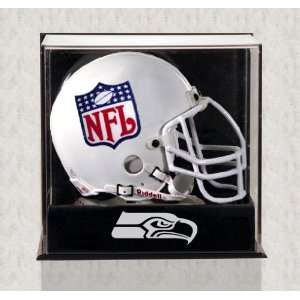   Seahawks Mini Helmet Display Case   Wall Mounted