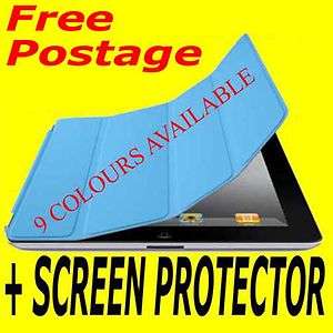   SMART COVER FOR APPLE IPAD2 + FREE SCREEN PROTECTOR IPAD 2 CASE COVER