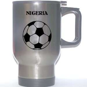  Nigerian Soccer Stainless Steel Mug   Nigeria Everything 