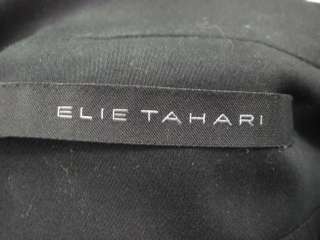 ELLIE TAHARI Black Fitted Blazer Jacket Size 6  