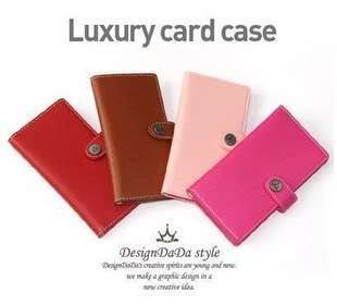 Luxury Leather Credit Card Case Pocket Holder Keeper 23  