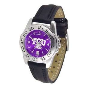 Texas Christian Horned Frogs Suntime Sport Leather Anochrome Ladies 