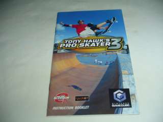 Manual ONLY Tony Hawk Pro Skater 3   Nintendo Gamecube  