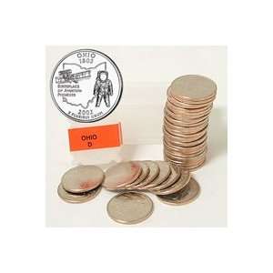  2002 Ohio Quarter Roll   Denver Mint