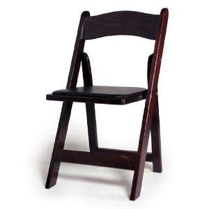  Mahogany Wool Foldings Chairs, set of 12 