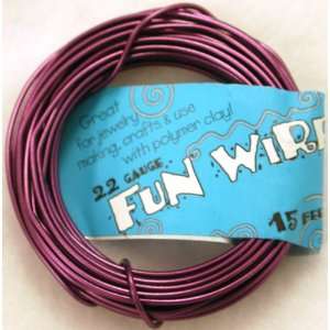   Fun Wire 22 Gauge Coil   Icy Grape Soda   Updated Color Toys & Games
