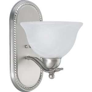 Progress Lighting P3153 09EBWB Avalon Wall Sconce in Brushed Nickel 