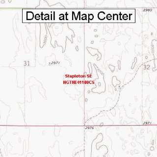   Map   Stapleton SE, Nebraska (Folded/Waterproof)