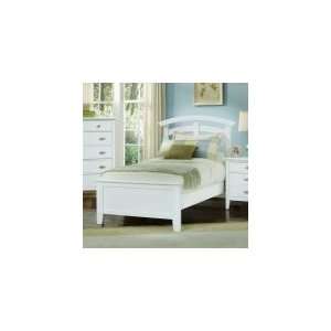  Twilight   White Youth Arch Slat Bed by Vaughan Bassett 