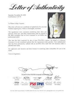   Autographed Signed Tournament Used Golf Glove PSA/DNA #L32176  