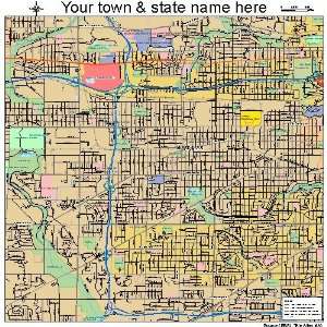  Street & Road Map of West Allis, Wisconsin WI   Printed 