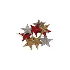  Club Pack of 144 Red, Gold and Silver Shatterproof Star 