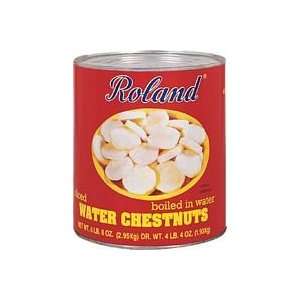 Roland Water Chestnuts, Sliced 102.0000 OZ (Pack of 6)  