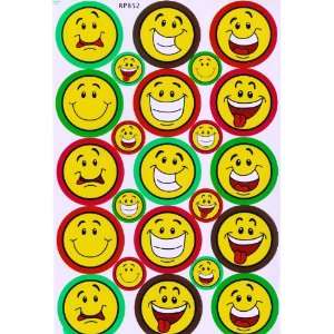  Smiles Smiley Face Vinyl Decal Sticker Sheet X33 