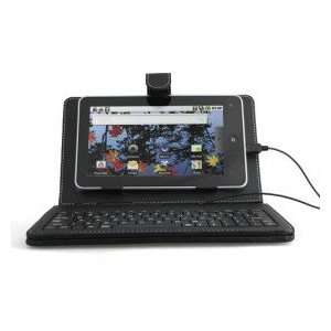   Leather Keyboard Case for 7 inch Tablet PC (MiniUSB Port) Electronics